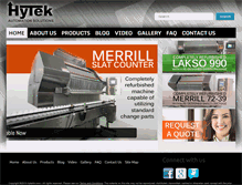 Tablet Screenshot of hytekllc.com